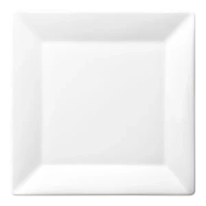 Fine White Lubiana Square Plate