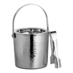 Ice Bucket And Tongs