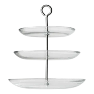 Three Tier Glass Cake Stand